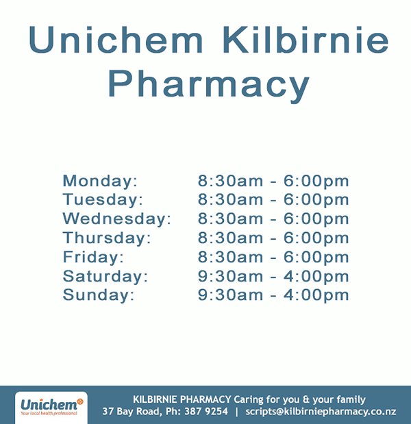 Unichem Kilbirnie Pharmacy - St Catherine's College